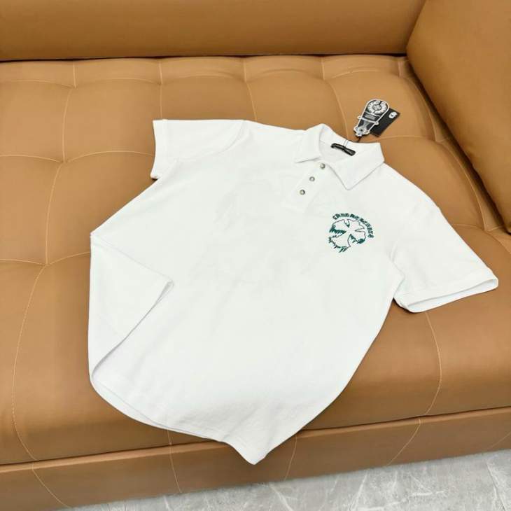 Picture of Chrome Hearts Polo Shirts Short _SKUChromeHeartsM-2XLzztr1728646